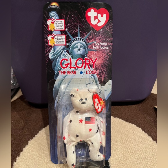 Ty Other - TY McDonald's Teenie Beanie Baby Bear - Glory